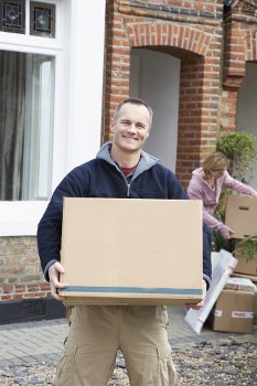 Removals van supporting a home move in Newbury Park