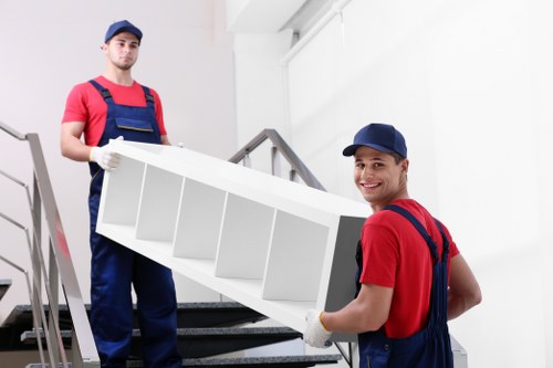 Commercial movers relocating office furniture in Newbury Park