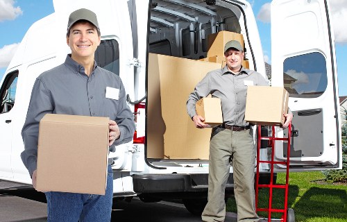 Newbury Park man with van loading items carefully during a planned move