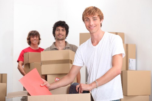 Office relocation support with a man and van in Newbury Park